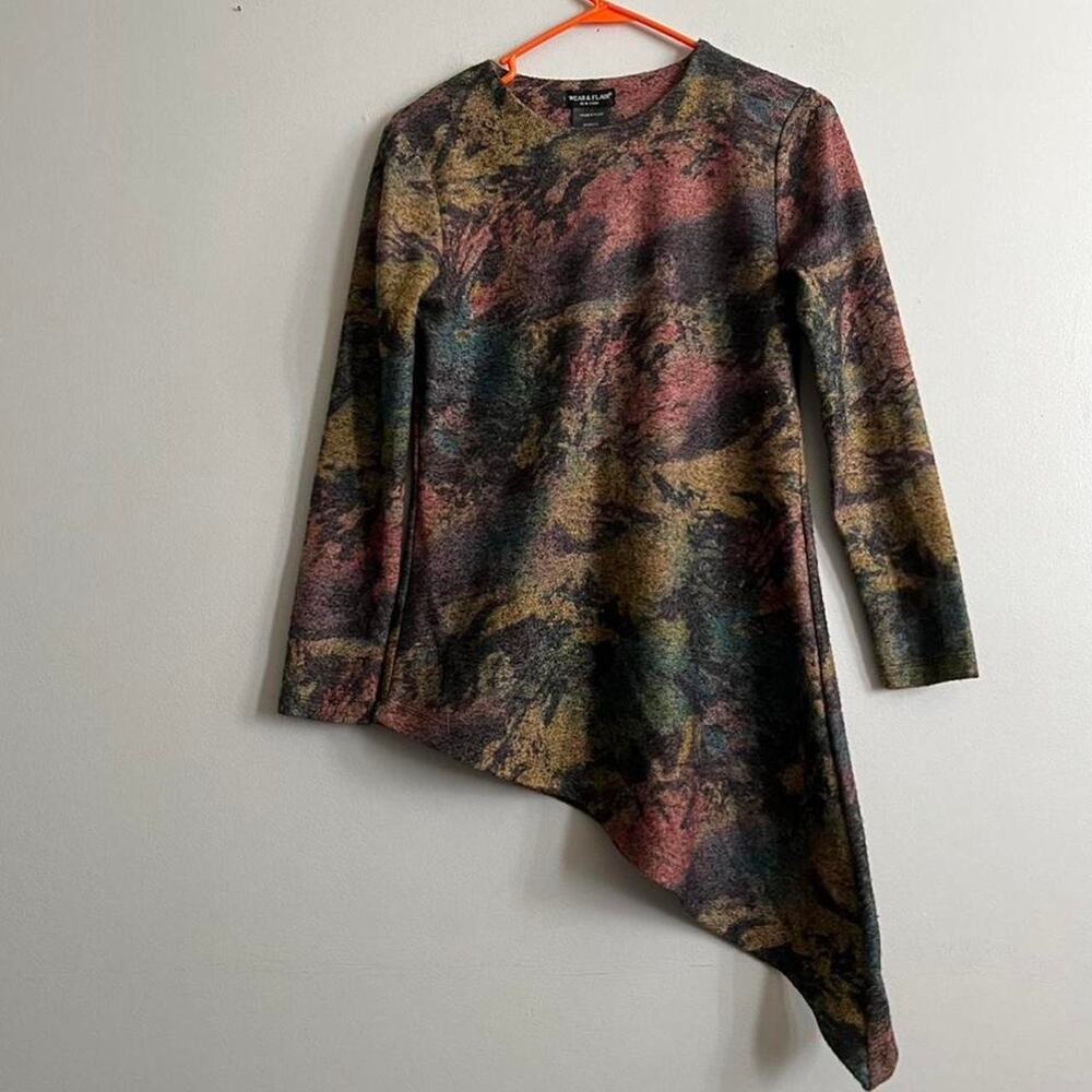 Vintage womans asymmetrical top